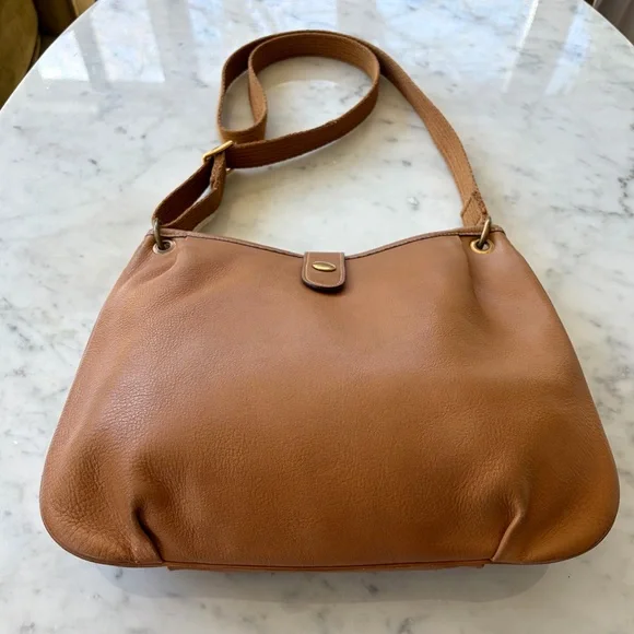 HERMÈS VTG ‘87 Fjord Rodeo Berline shoulder bag, Gold/gold, circleQ,GUC - Picture 10 of 16